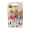 Creative balloon refrigerator stickers, fun and personalized shaped magnetic stickers, cartoon cute magnet, magnetic refrigerator message stickers Specification image